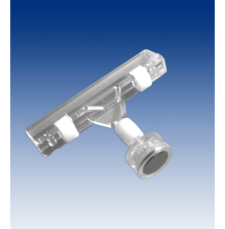 Rund magnet med 80mm klmma