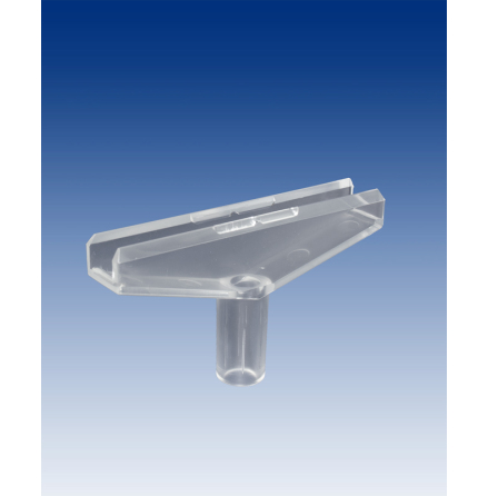 T-fste 90 mm, transparent ABS