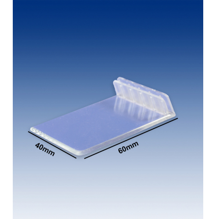 Menyhållare vinklad 60x40mm