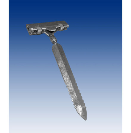 Is sticka med 80mm klämma, svart