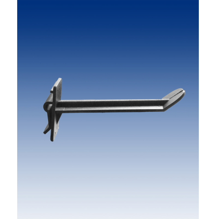 Dubbelspjut svart f�r h�l 10 x 19mm